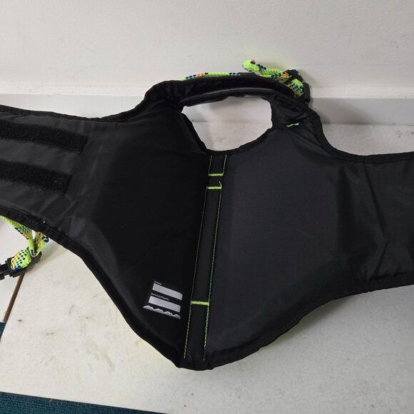 Arcadia Trail High Visibility Flotation Aid Life Jacket For Dogs Yellow Size S - Picture 4 of 13